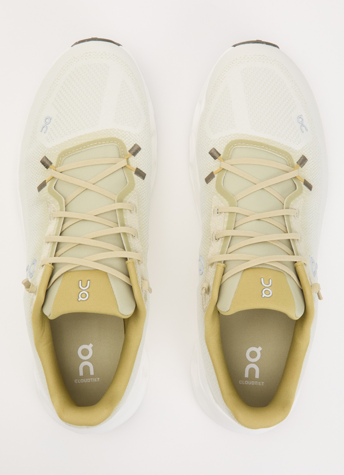 On Cloudtilt sneaker met gebreid bovenwerk en logo - detail 4 lichtgroen