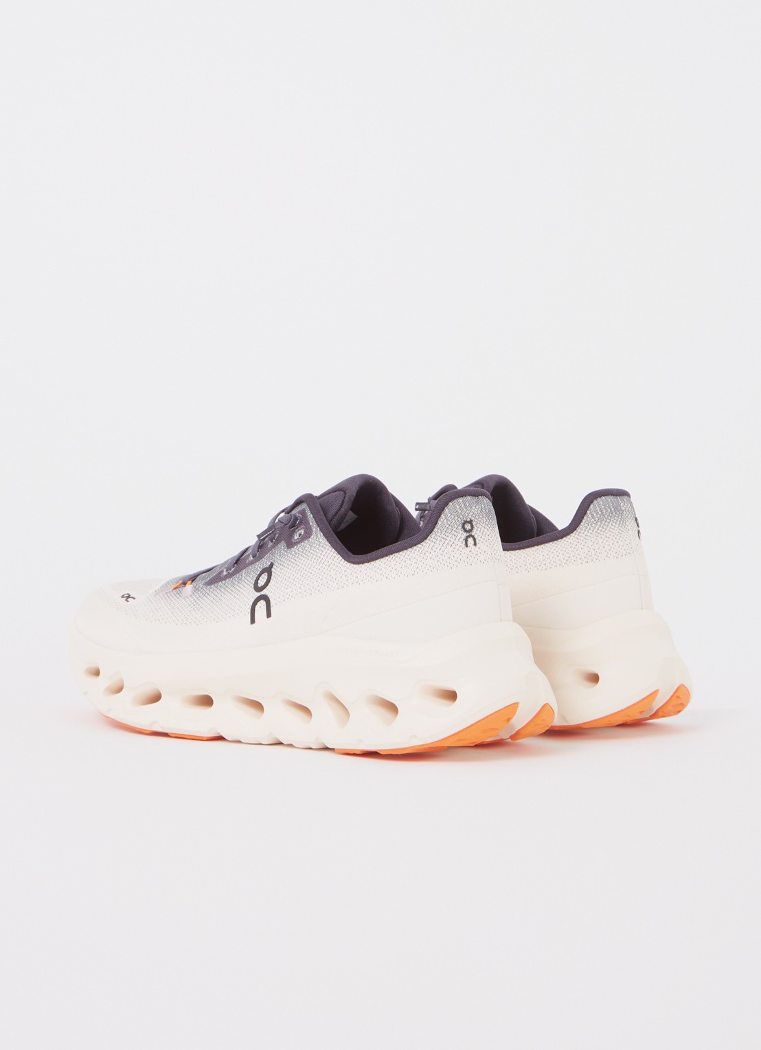 On Cloudtilt sneaker met gebreid bovenwerk - achterkant 2 paars