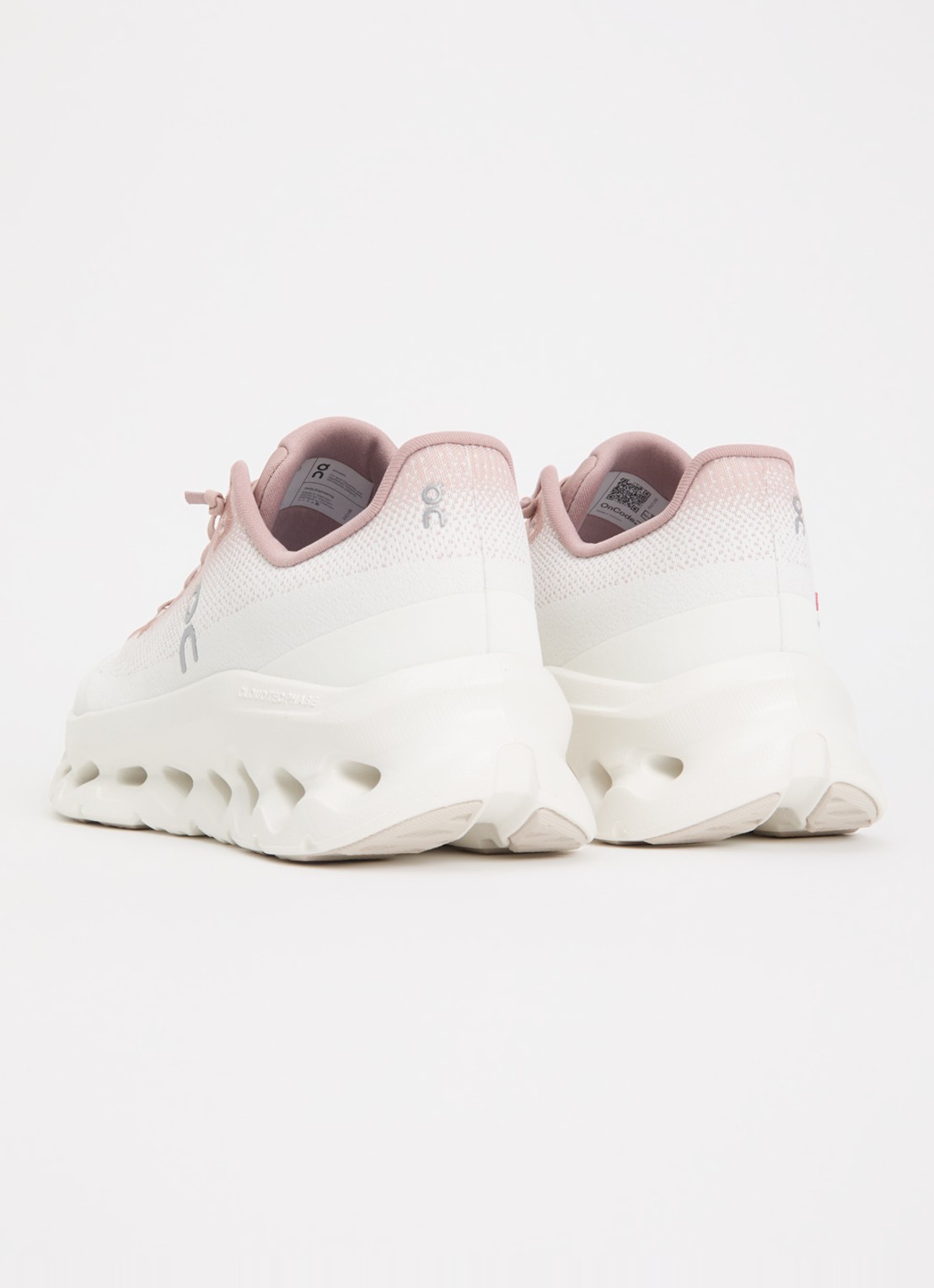 On Cloudtilt sneaker met gebreid bovenwerk - achterkant 4 oudroze