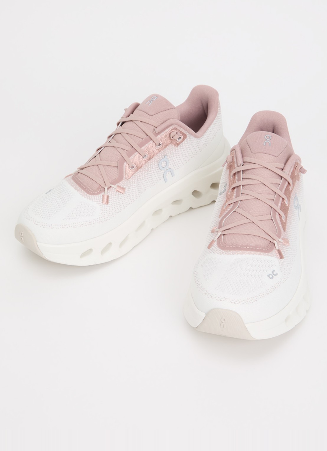 On Cloudtilt sneaker met gebreid bovenwerk - detail oudroze
