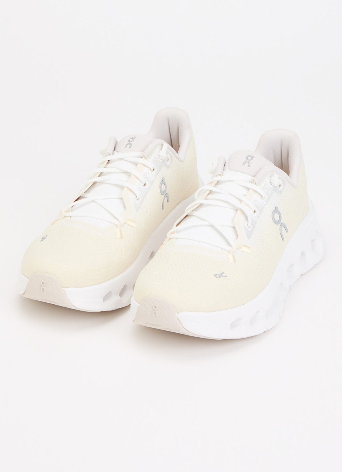 On Cloudtilt sneaker met gebreid bovenwerk - detail 3 vanillegeel