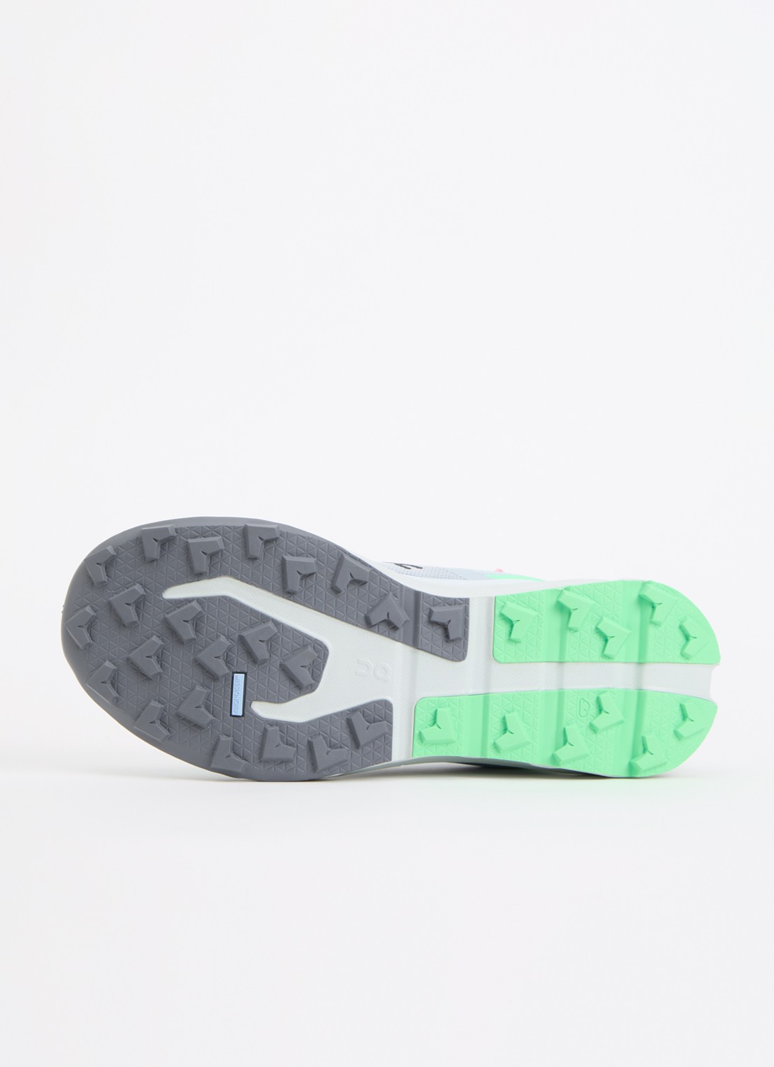 On Cloudvista 3 sneaker met gebreid bovenwerk - detail 5 blauwgrijs
