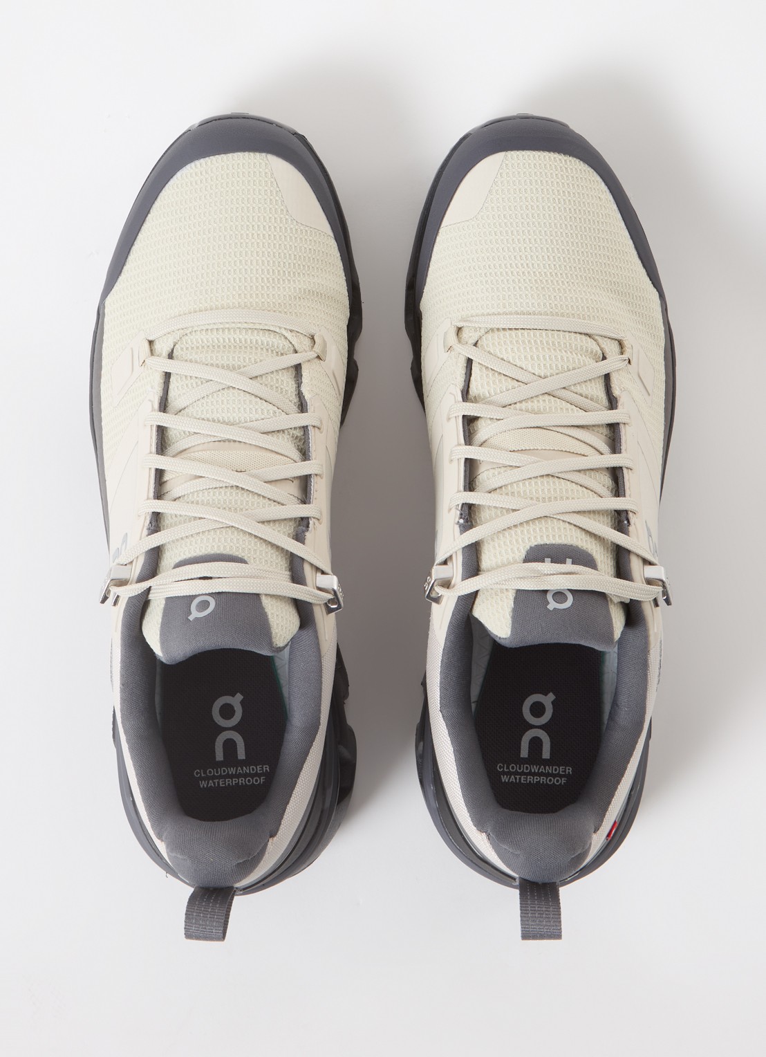 On Cloudwander Waterproof sneaker met mesh details - detail 2 beige