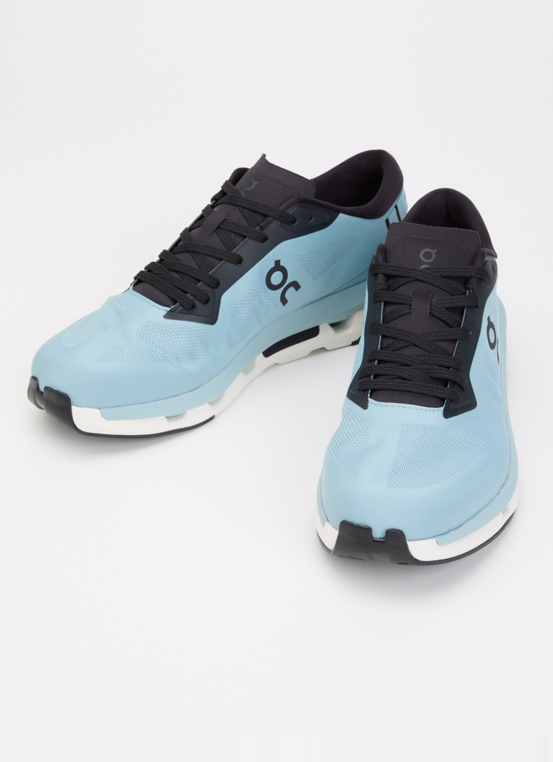 On Cloudzone sneaker met gebreid bovenwerk en logo - detail 2 turquoise