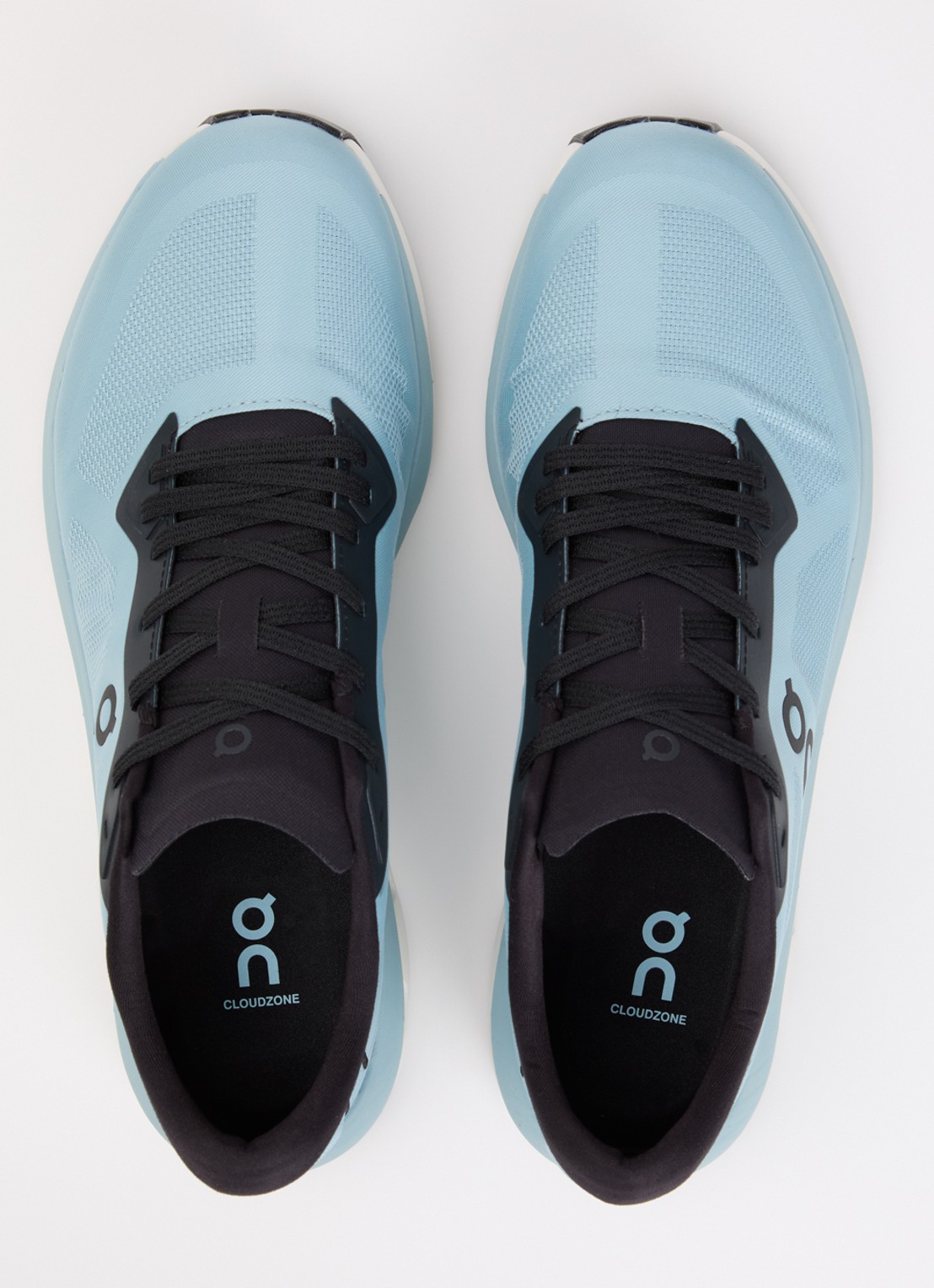 On Cloudzone sneaker met gebreid bovenwerk en logo - detail 3 turquoise