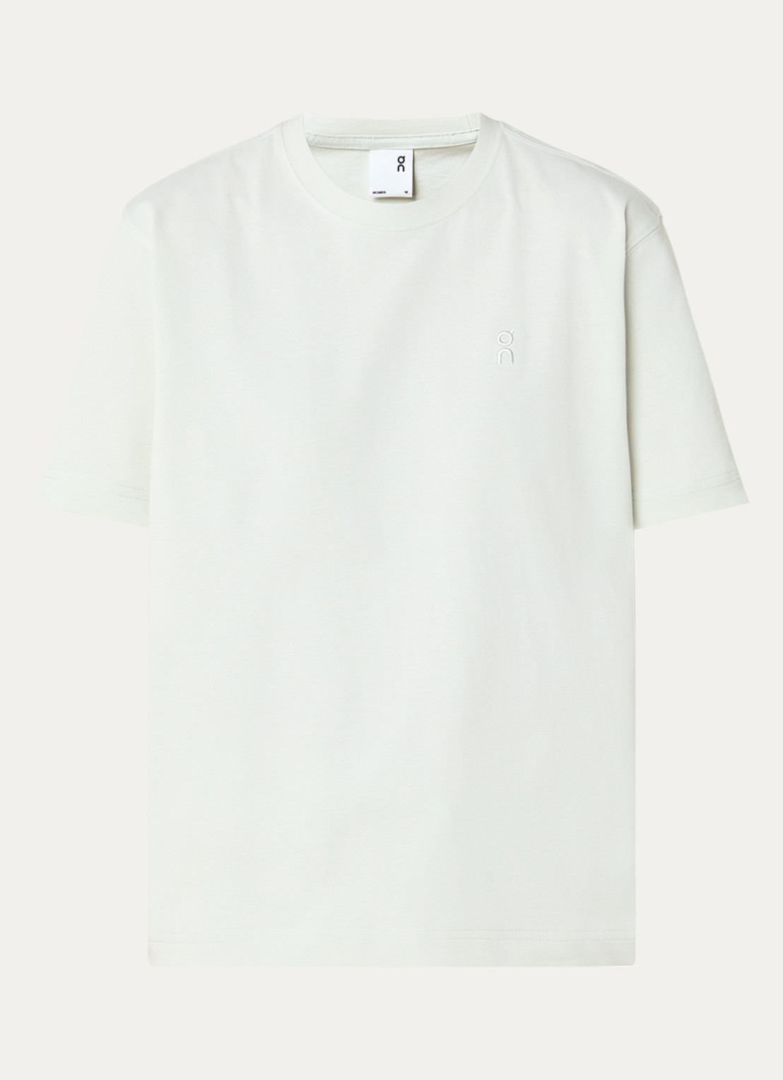 On Club Collective T-shirt met logo- en backprint - voorkant 3 lichtgroen
