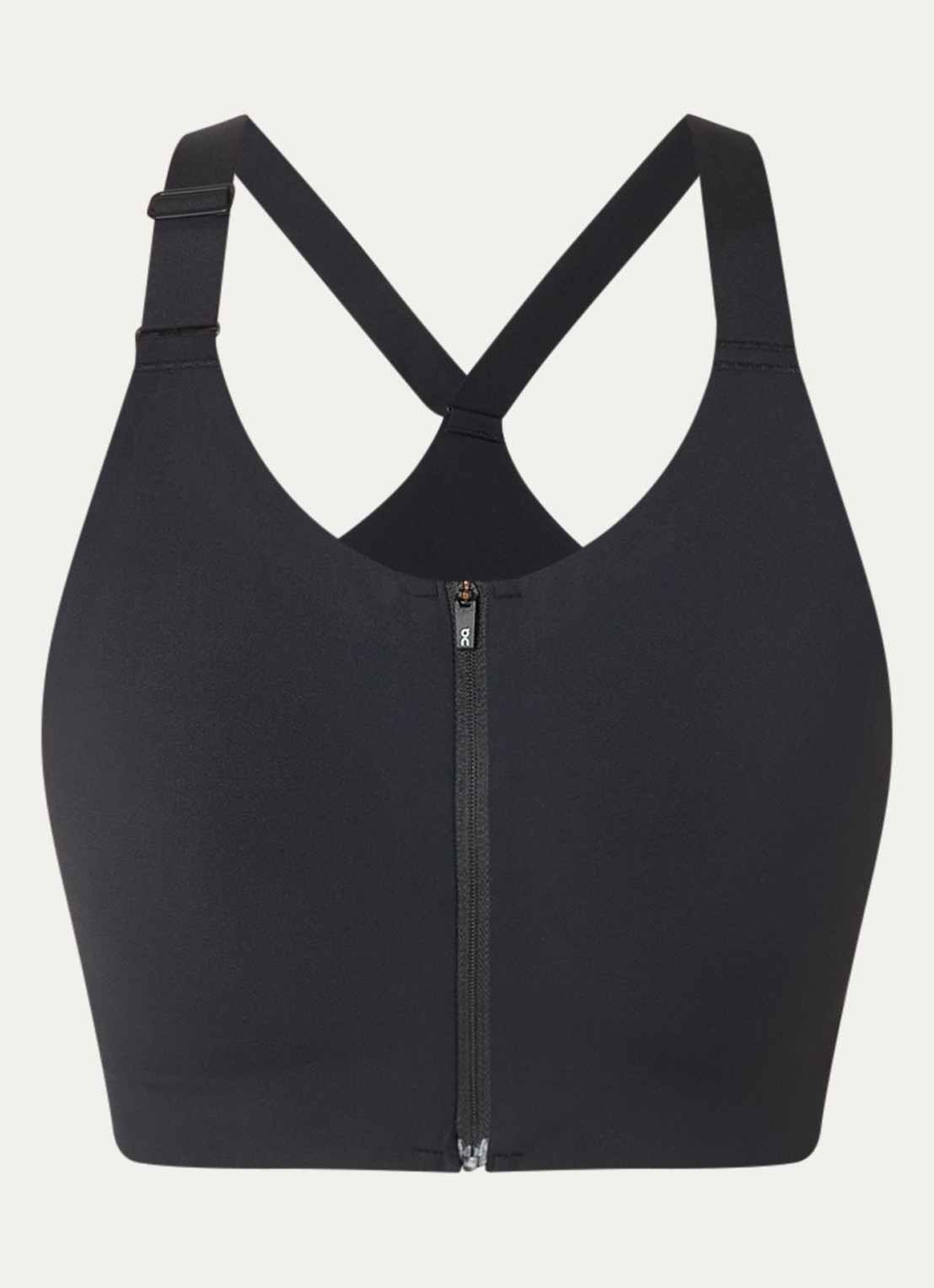 On Endurance sport bh met high support - voorkant 3 zwart