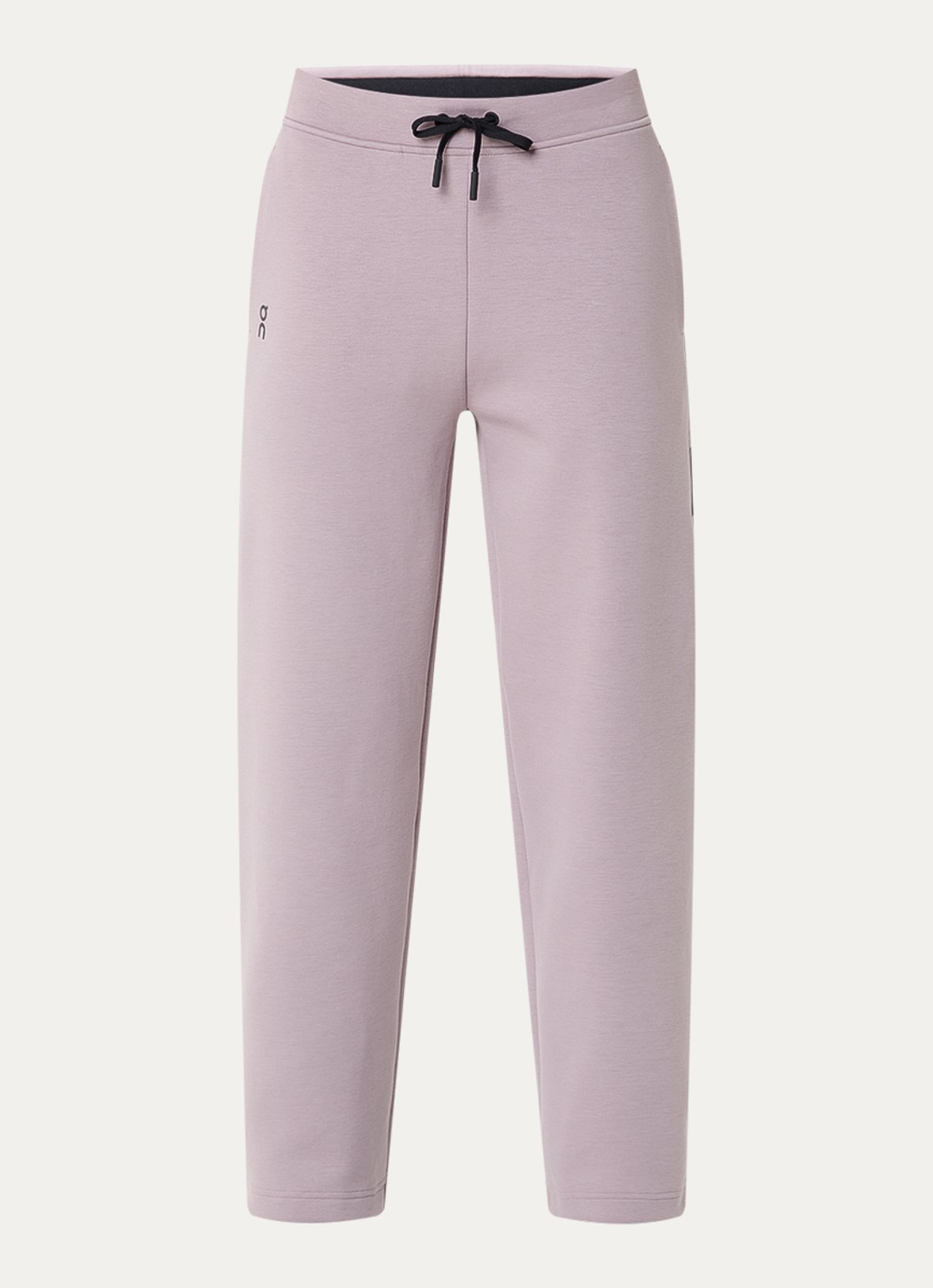 On Focus Tech high waist straight fit joggingbroek met steekzakken - voorkant oudroze