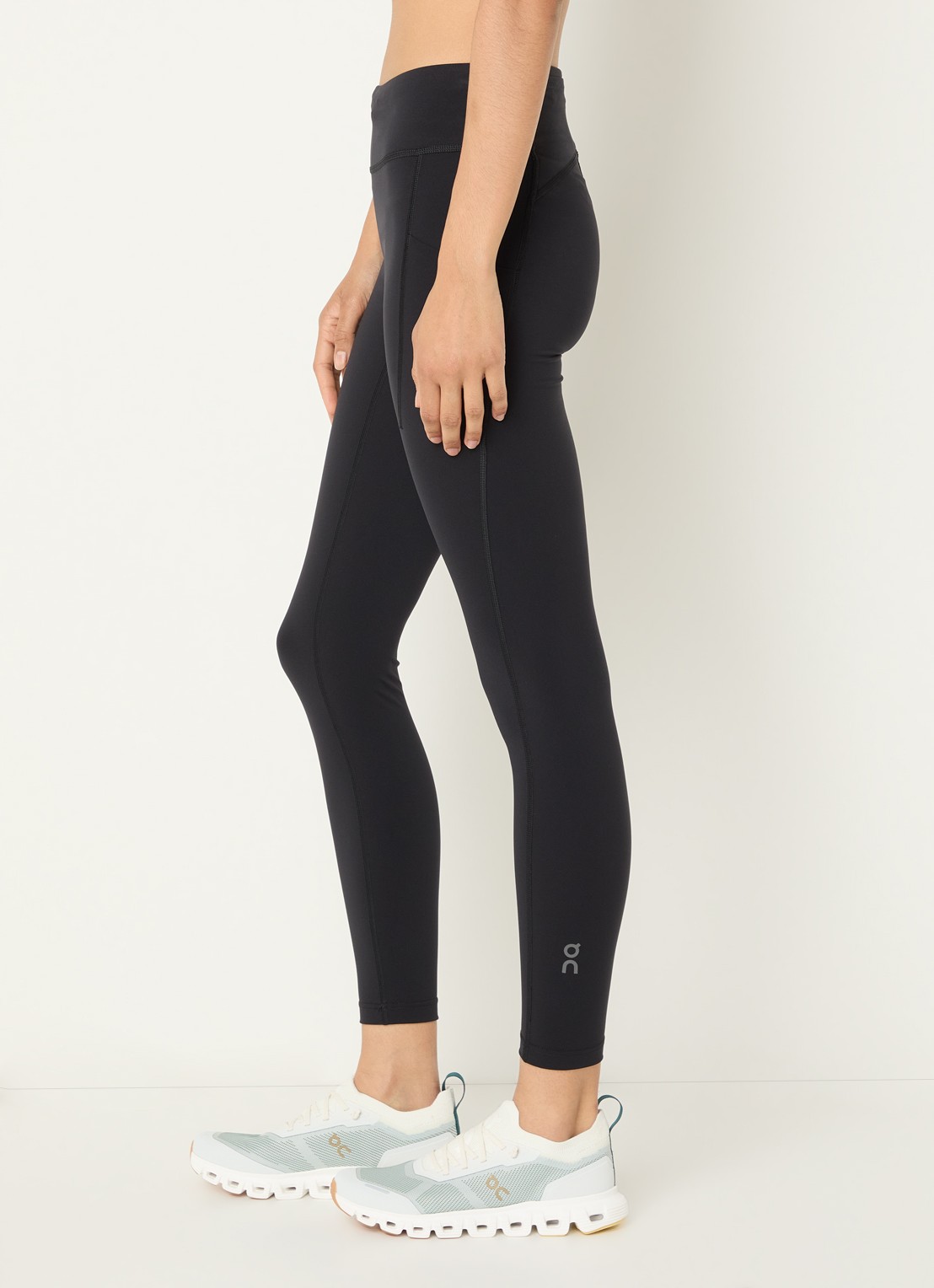 On Performance high waist skinny fit trainingslegging met logo - detail 5 zwart