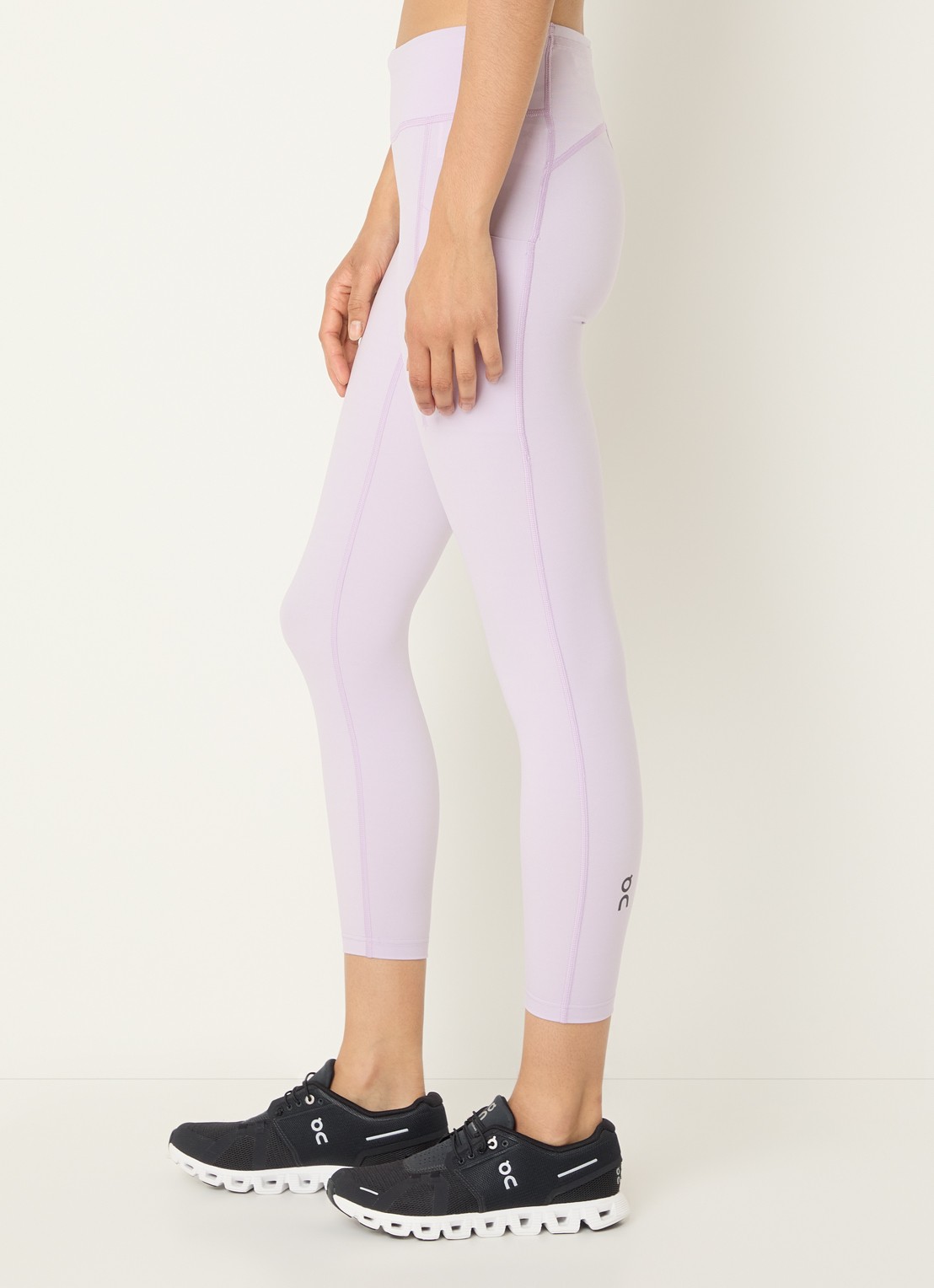 On Performance high waist skinny fit trainingslegging met logo - detail 5 lichtroze