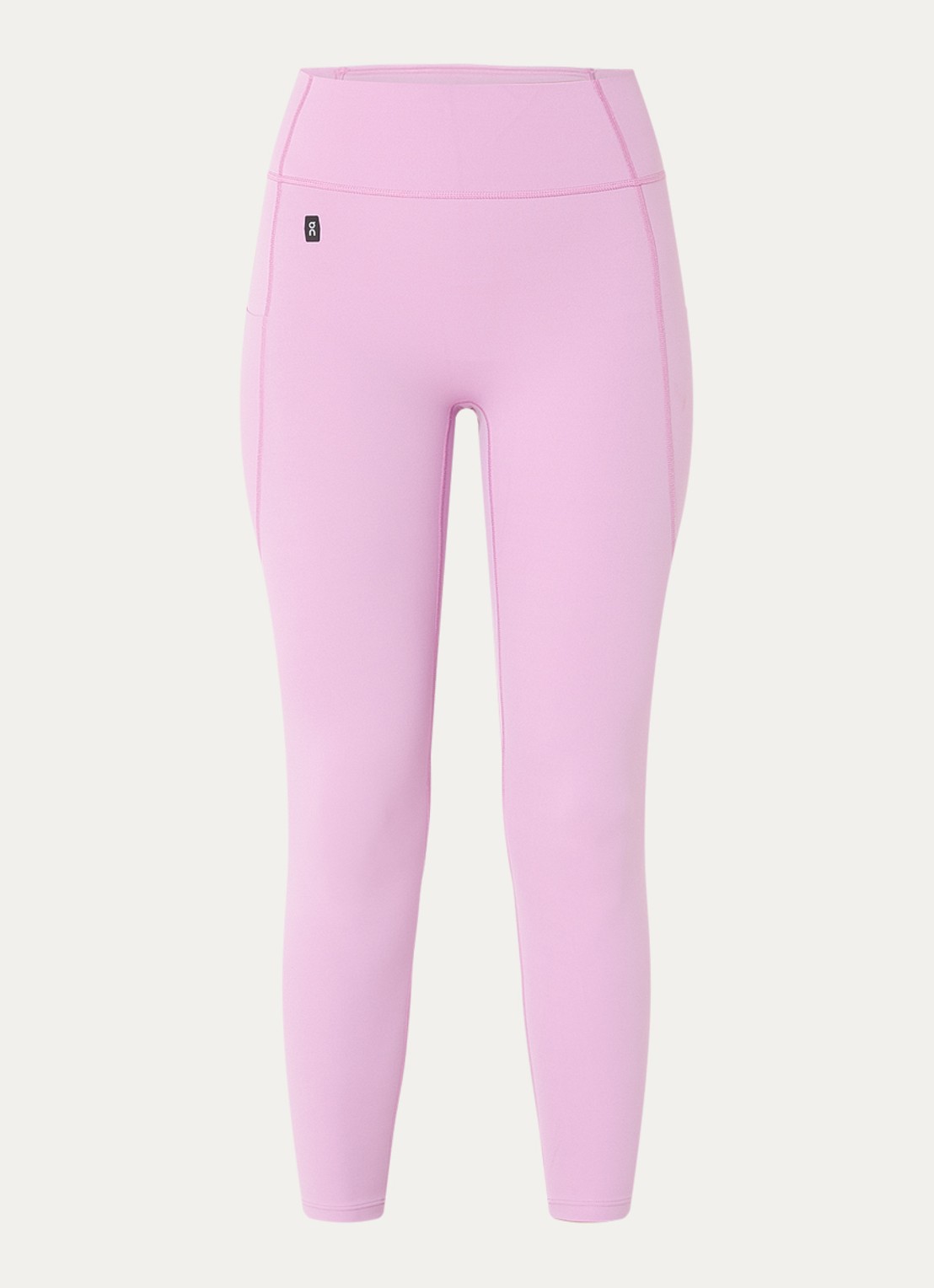 On Studio high waist skinny fit cropped trainingslegging - voorkant 2 roze