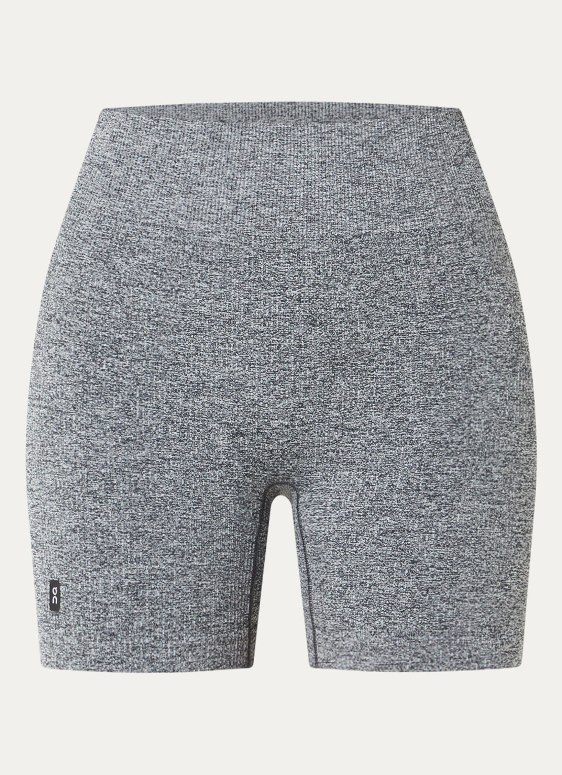 On Studio high waist skinny fit trainingslegging met logo - voorkant 4 grijs