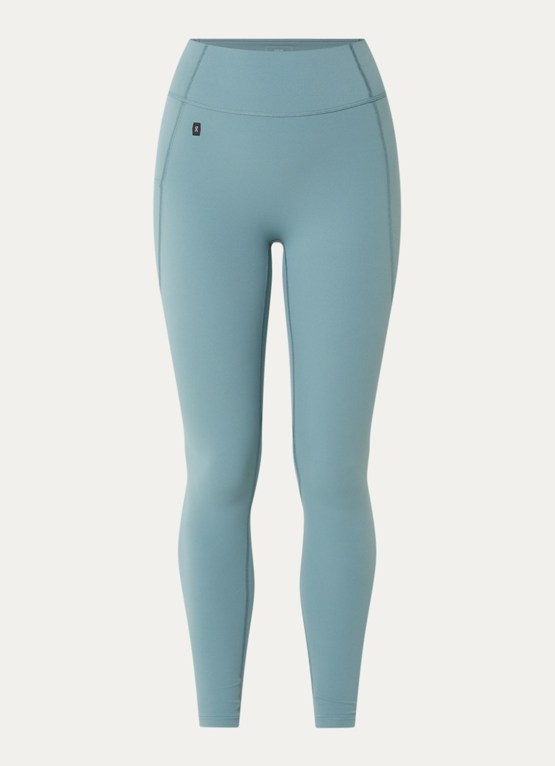 On Studio high waist skinny fit trainingslegging - voorkant 3 blauw