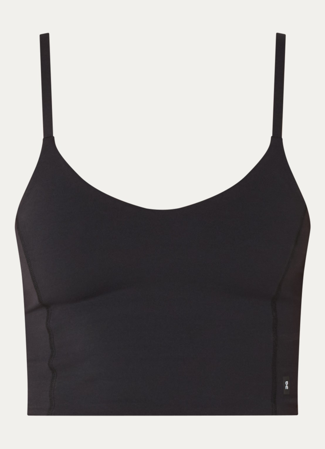 On Studio singlet met light support - voorkant 2 zwart