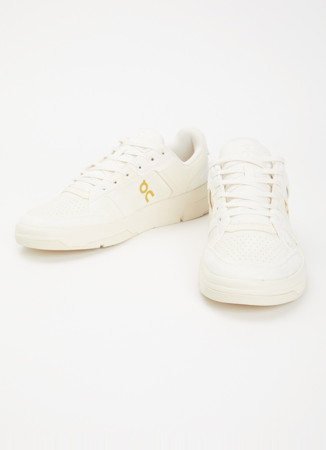 On The Roger Clubhouse ace sneaker met logo - detail 3 ivoor