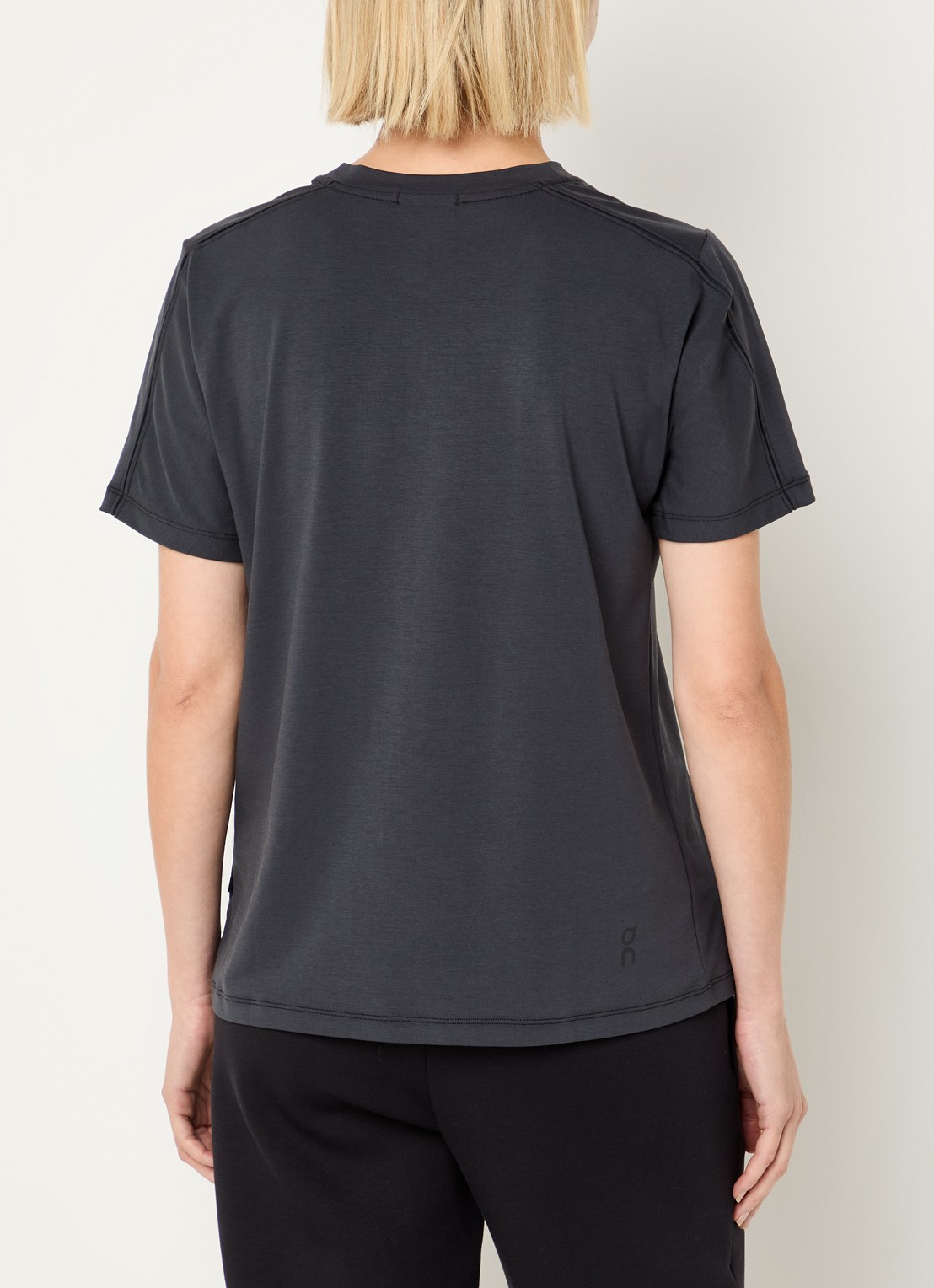 On Trainings T-shirt ronde hals - achterkant 2 zwart