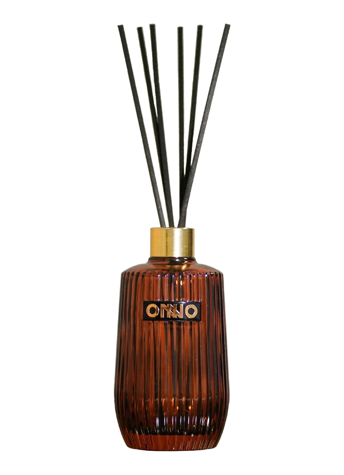 Onno Ginger Fig geurstokjes 375 ml - voorkant bruin