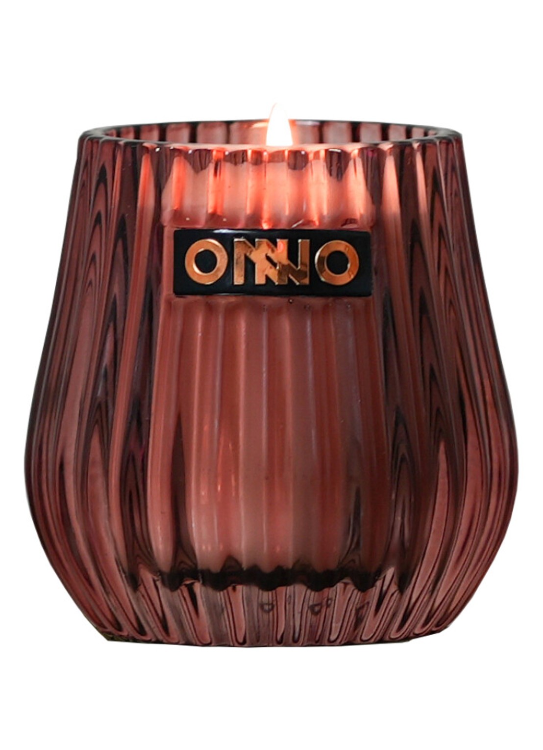 Onno Precious Oud  geurkaars  - voorkant bordeauxrood
