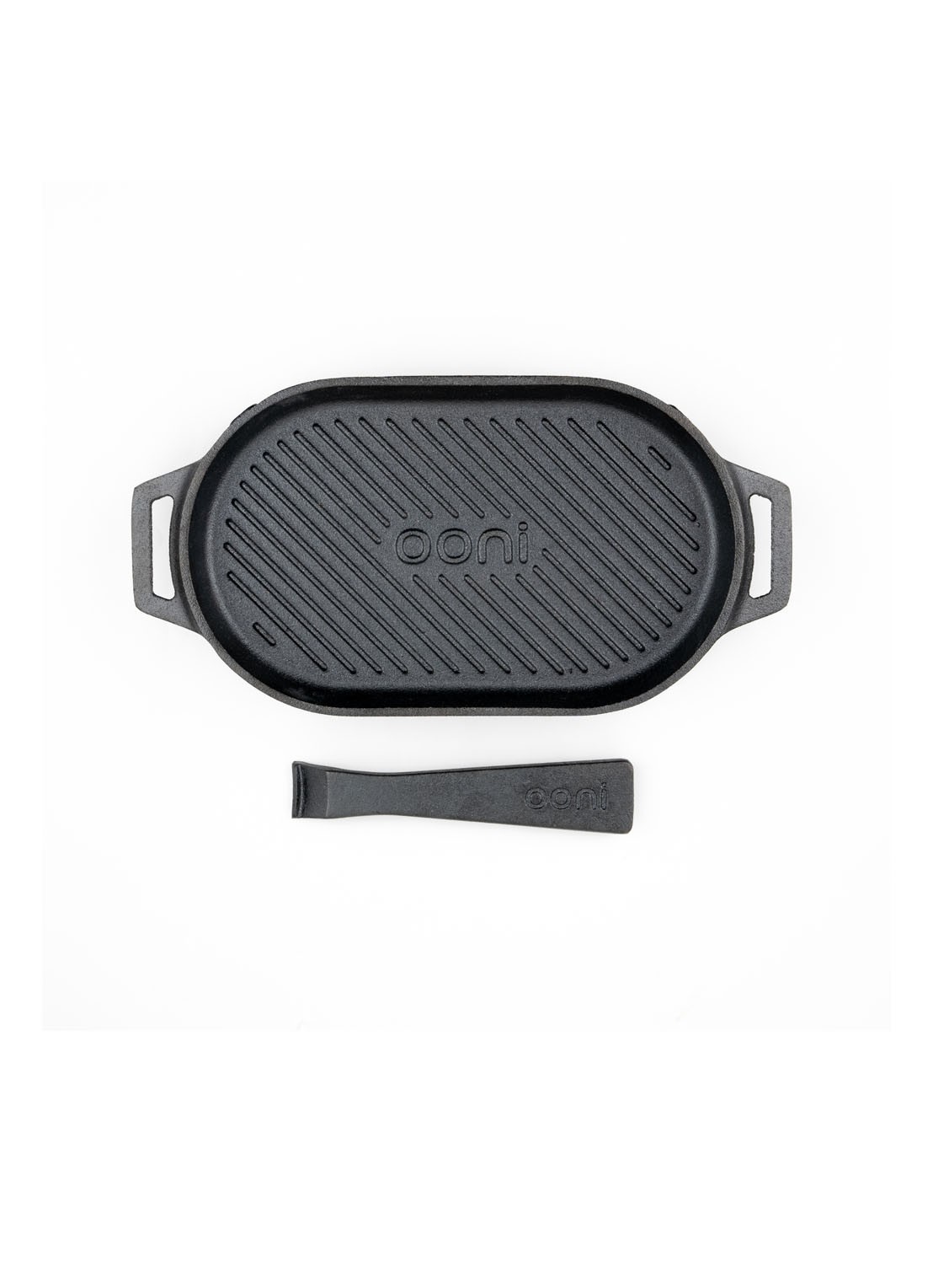 Ooni Grizzler grillpan  - detail 4 zwart