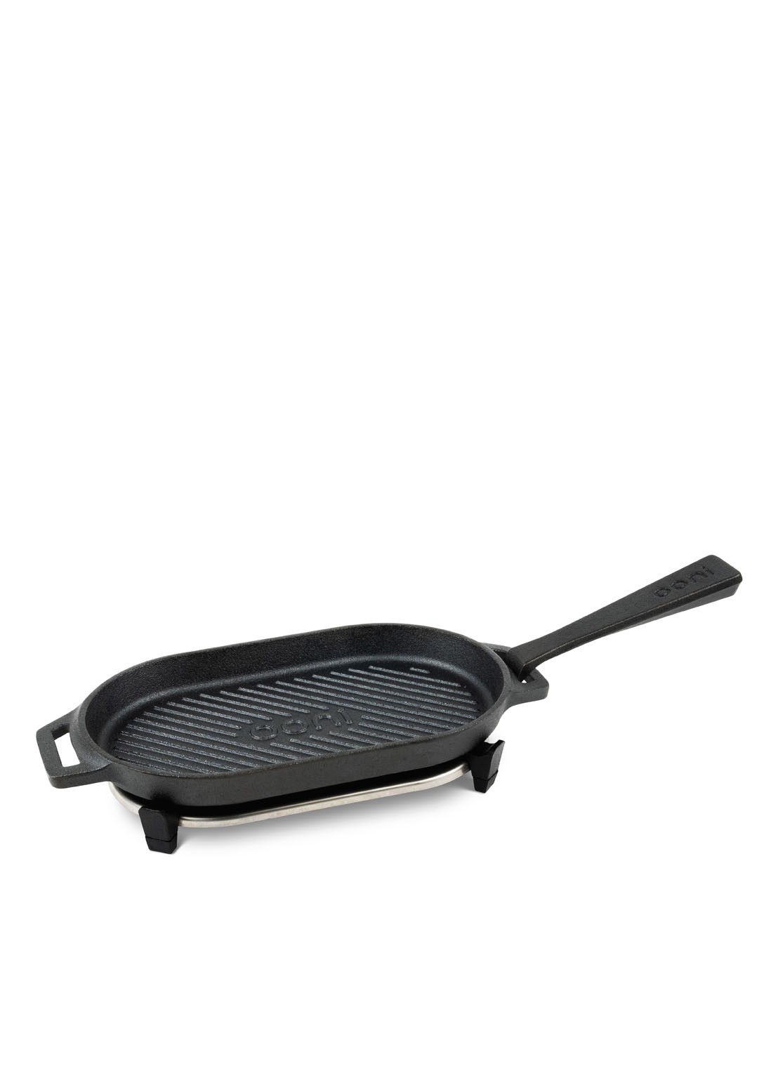 Ooni Grizzler grillpan  - voorkant zwart