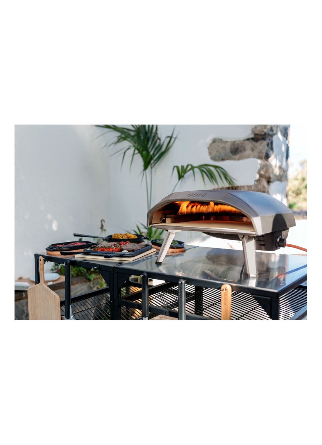Ooni Koda gasgestookte pizzaoven - voorkant 3 zilver