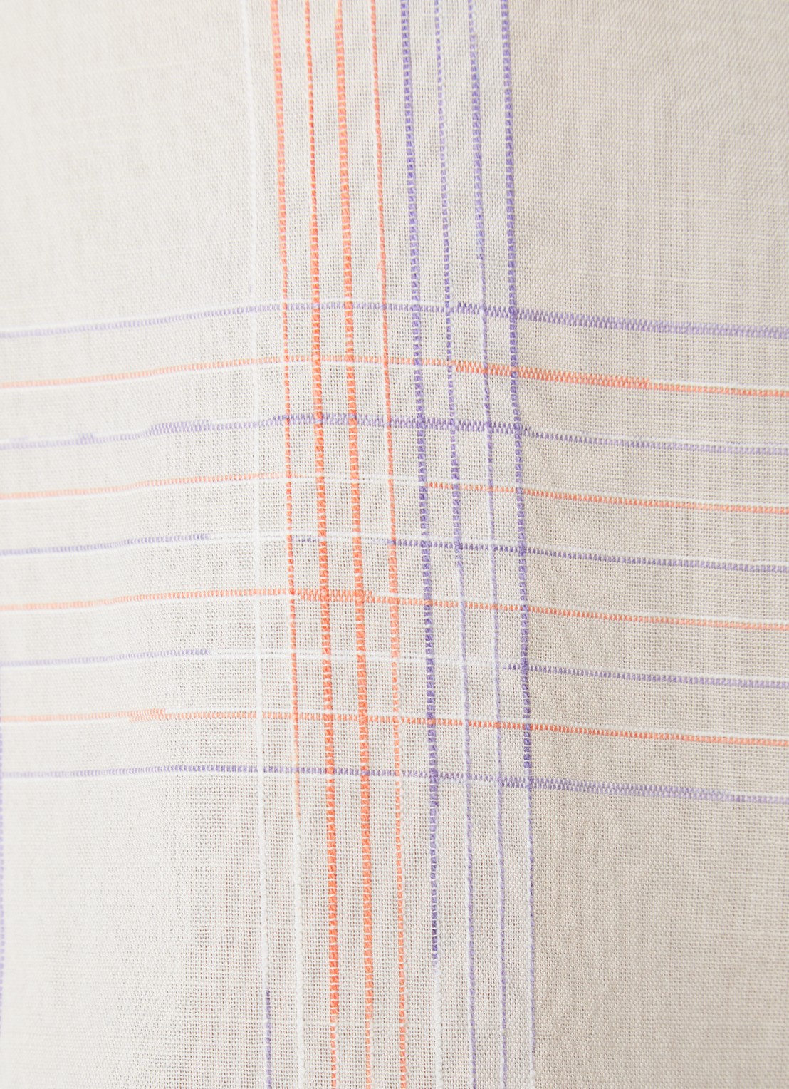 OPUS Felenya blouse met ruitdessin - detail 2 paars