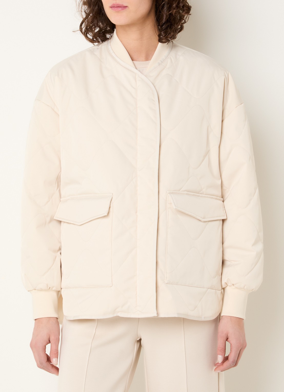 OPUS Hellsy jack met donsvulling - detail 5 naturel