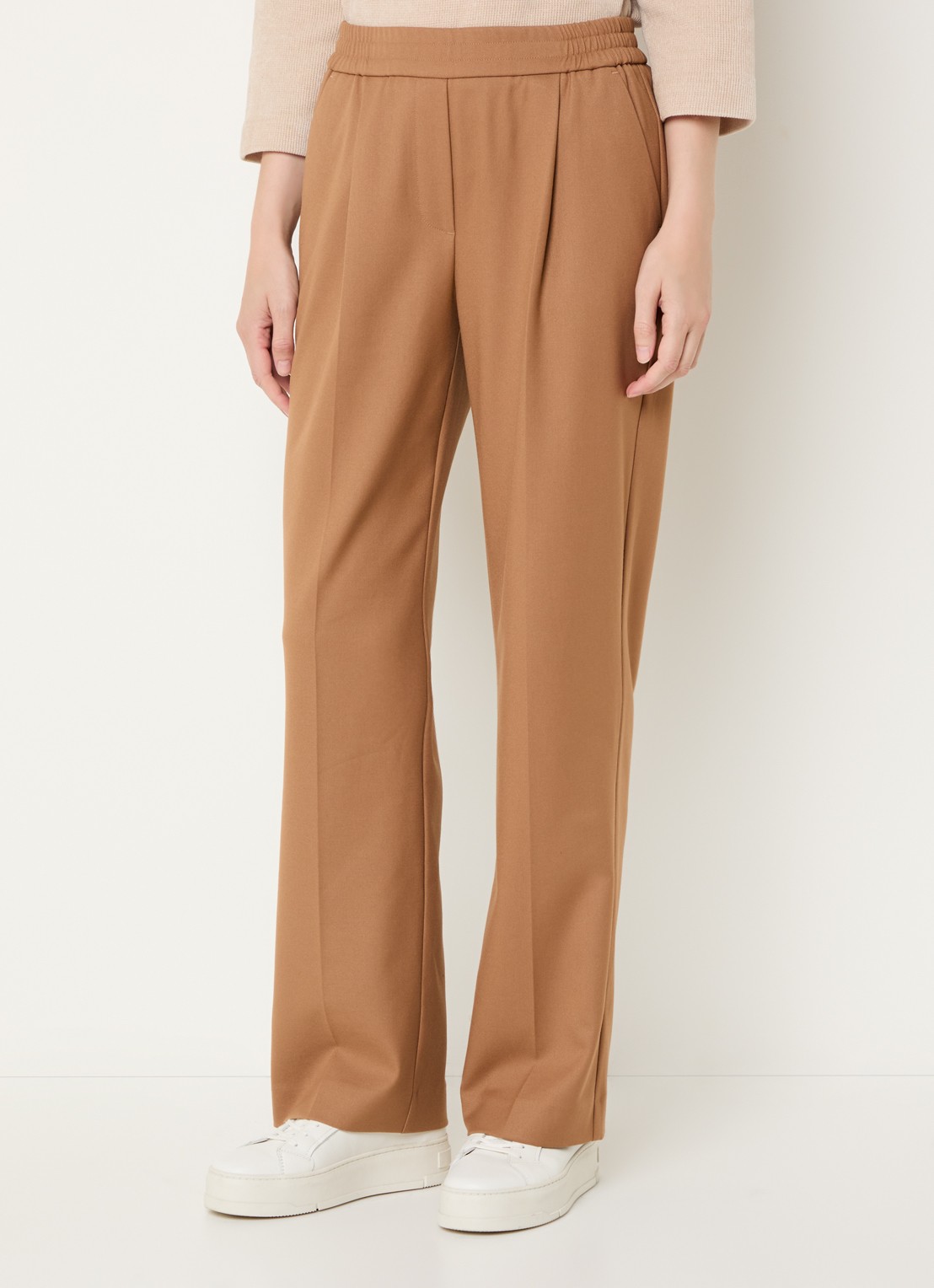 OPUS Macie vibe high waist pantalon - detail 4 camel