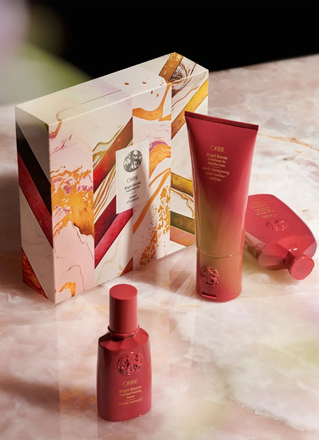 Oribe Bright Blonde Essentials Set - haarverzorgingsset - voorkant 4 undefined