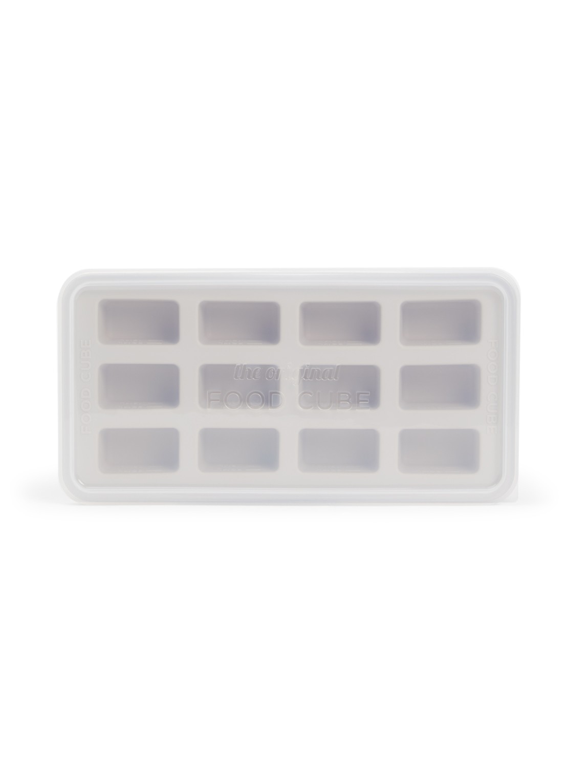 Original Food Cube Mealprep bak 12 x 3 cl - voorkant beige
