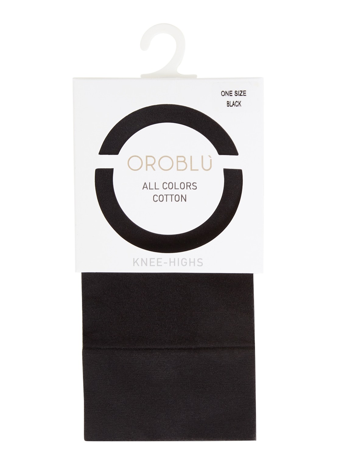 Oroblu All Colors kniekousen - voorkant zwart