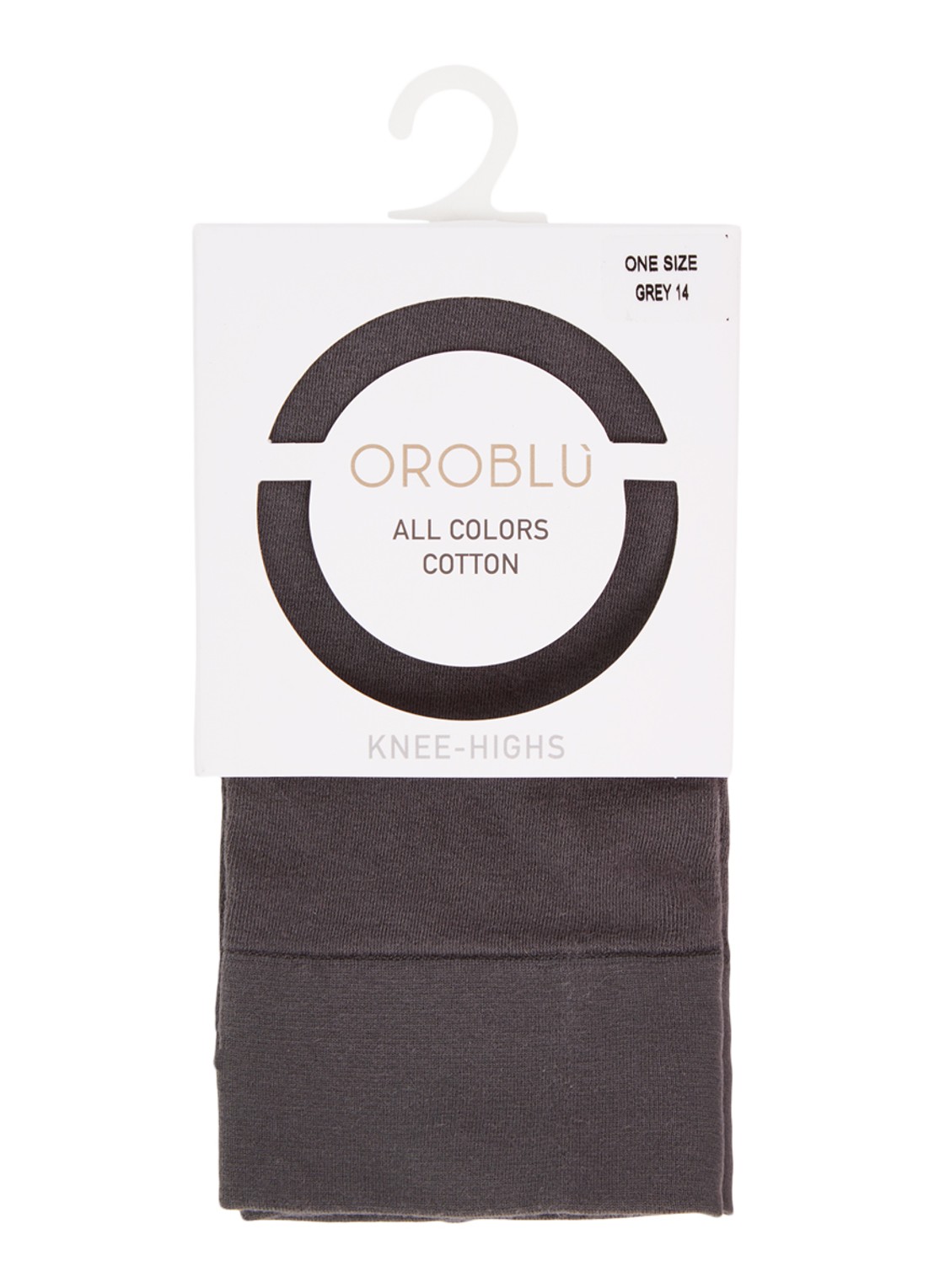 Oroblu All Colors kniekousen - voorkant grijs