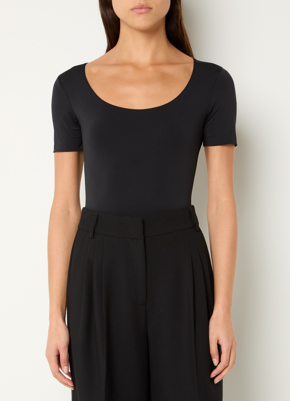 Oroblu Body met ronde hals - detail 4 zwart