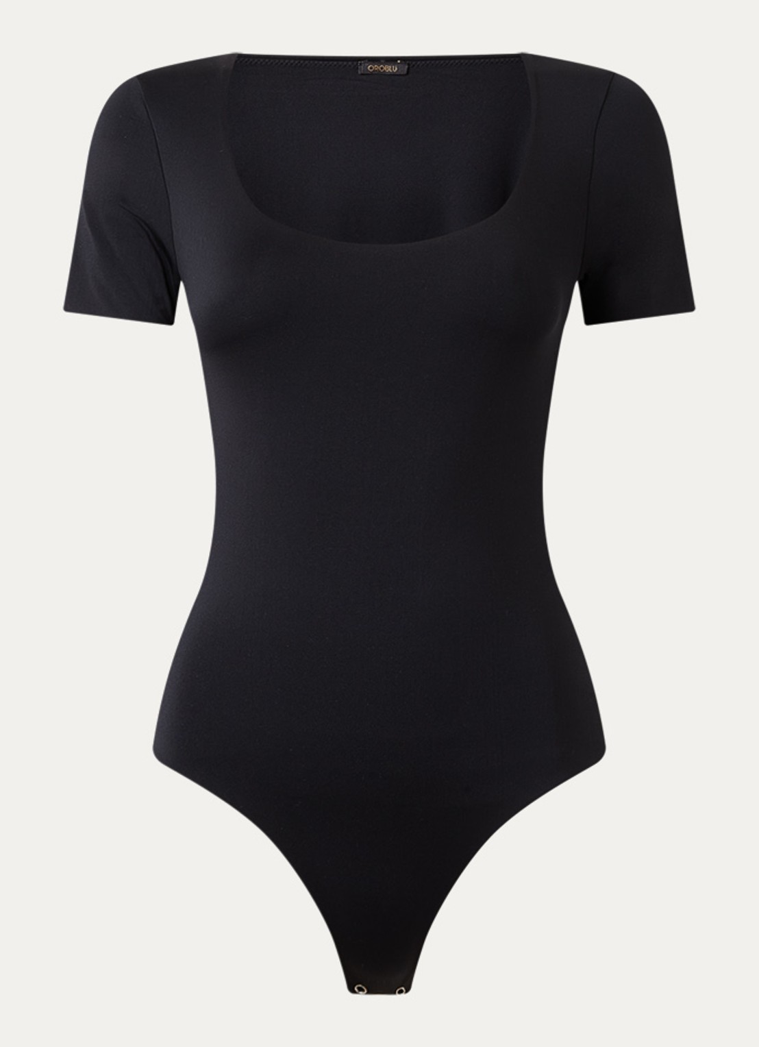 Oroblu Body met ronde hals - voorkant 2 zwart