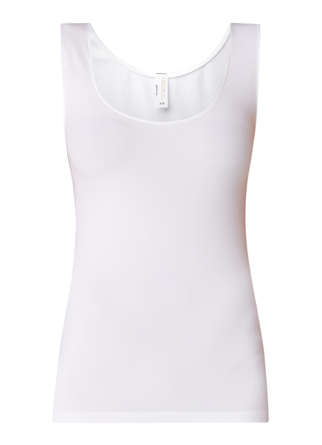 Oroblu Caracao singlet met ronde hals - voorkant 2 wit