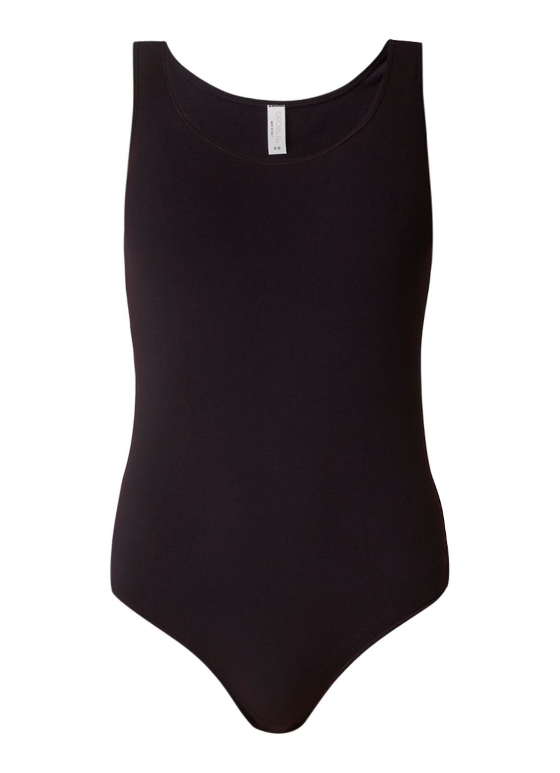 Oroblu Dolcevita body met ronde hals - voorkant 3 zwart