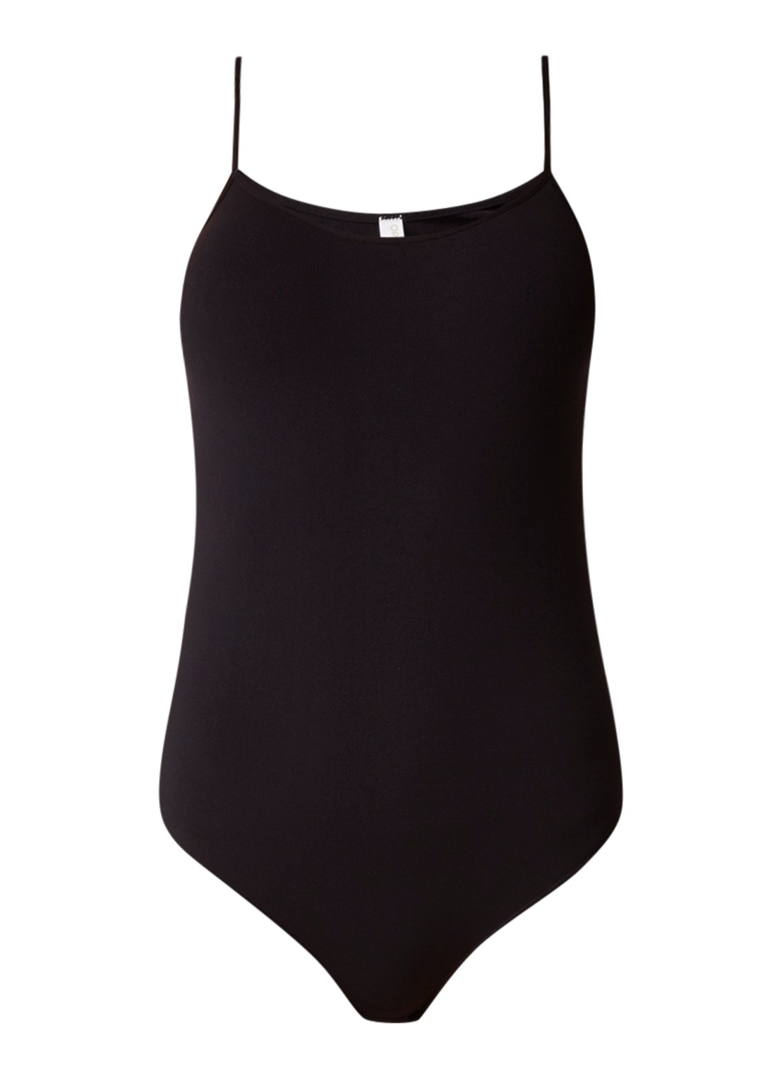 Oroblu Dolcevita body met spaghettibandjes - voorkant 3 zwart