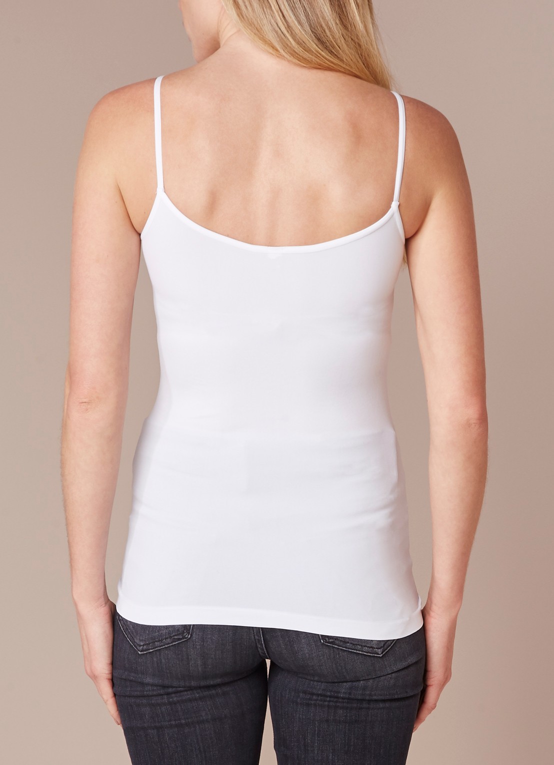 Oroblu Dolcevita Caraco mouwloos singlet - achterkant 4 wit