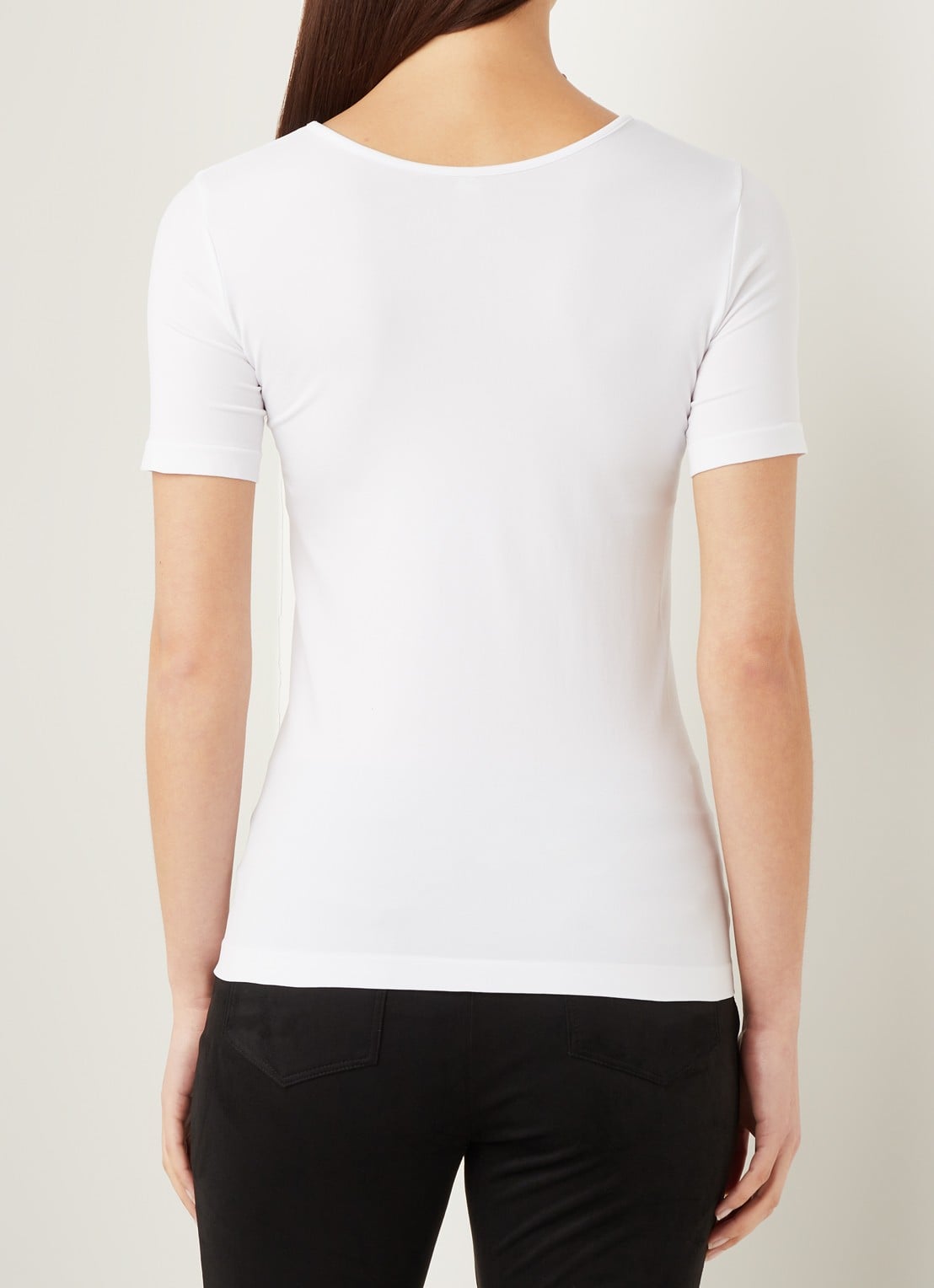 Oroblu Dolcevita Microfibre T-shirt - achterkant wit