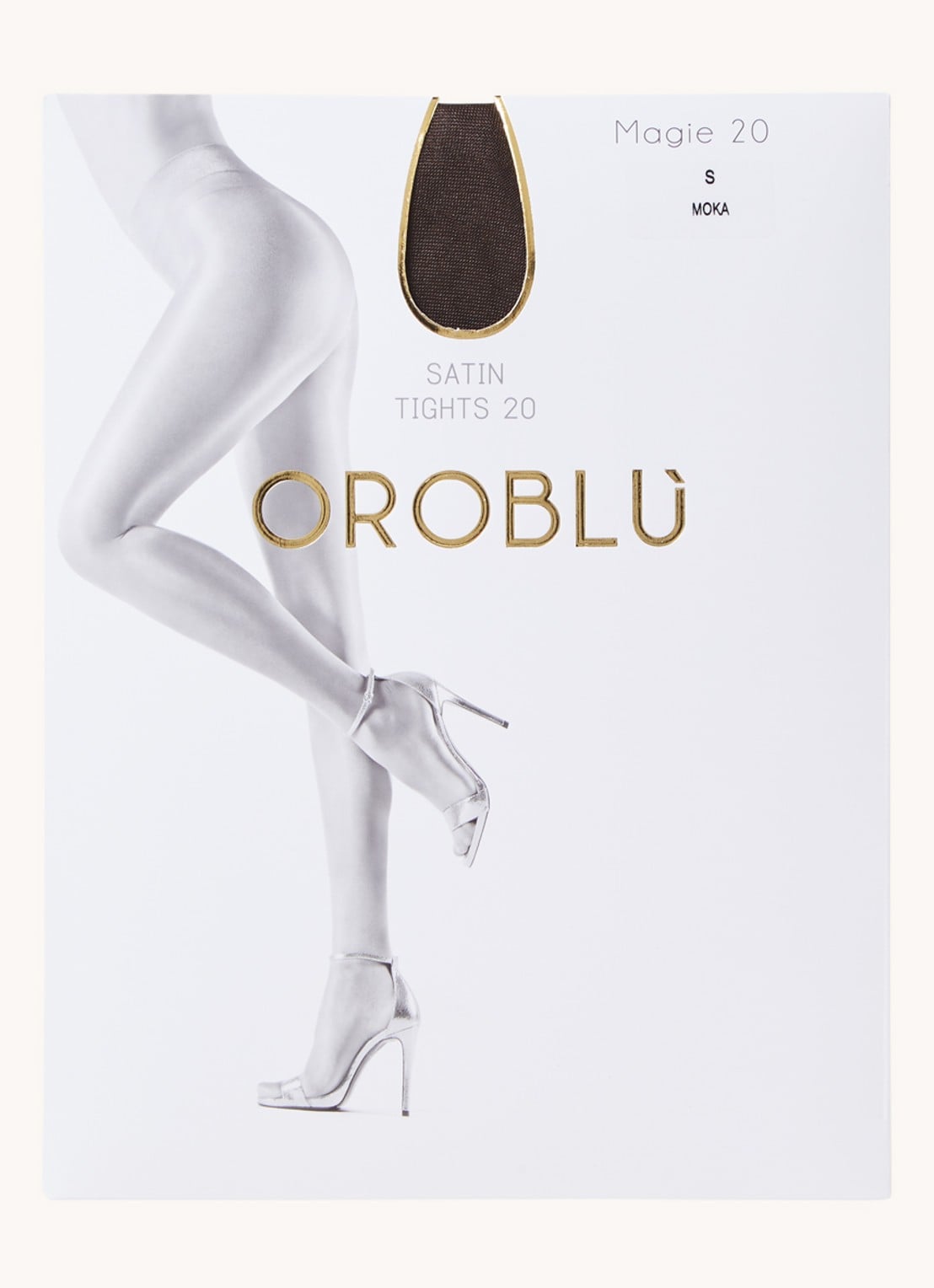 Oroblu Magie panty in 20 denier - voorkant donkerbruin