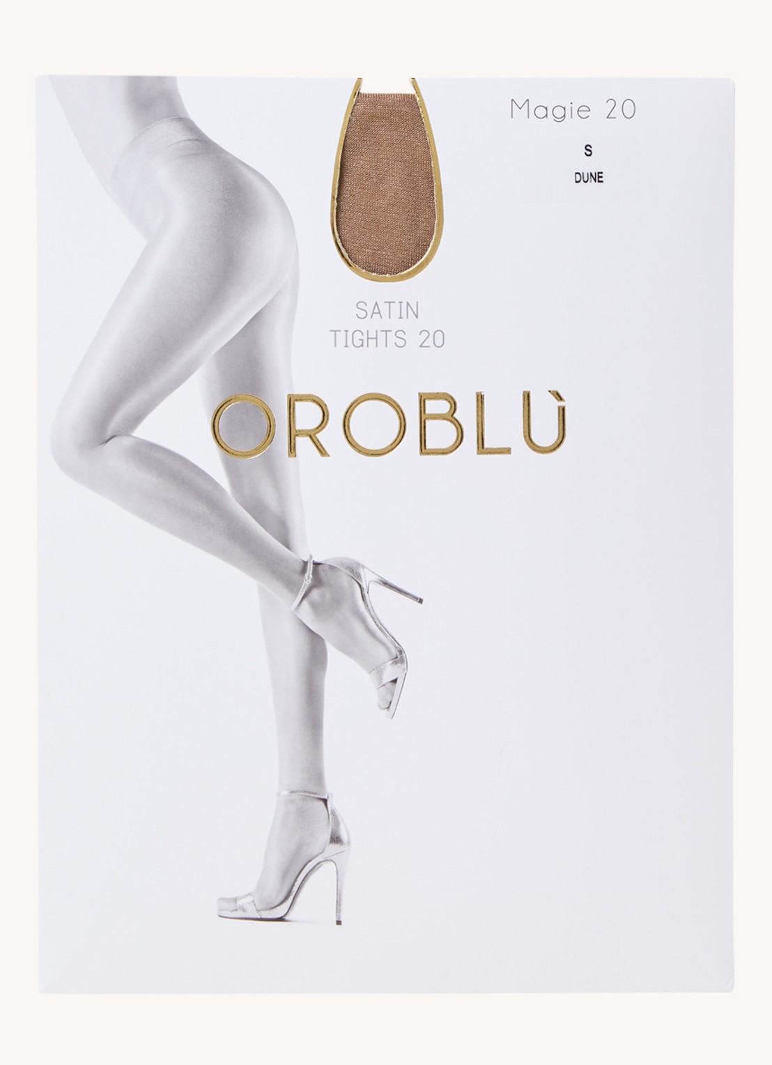 Oroblu Magie panty in 20 denier - voorkant 2 bruin