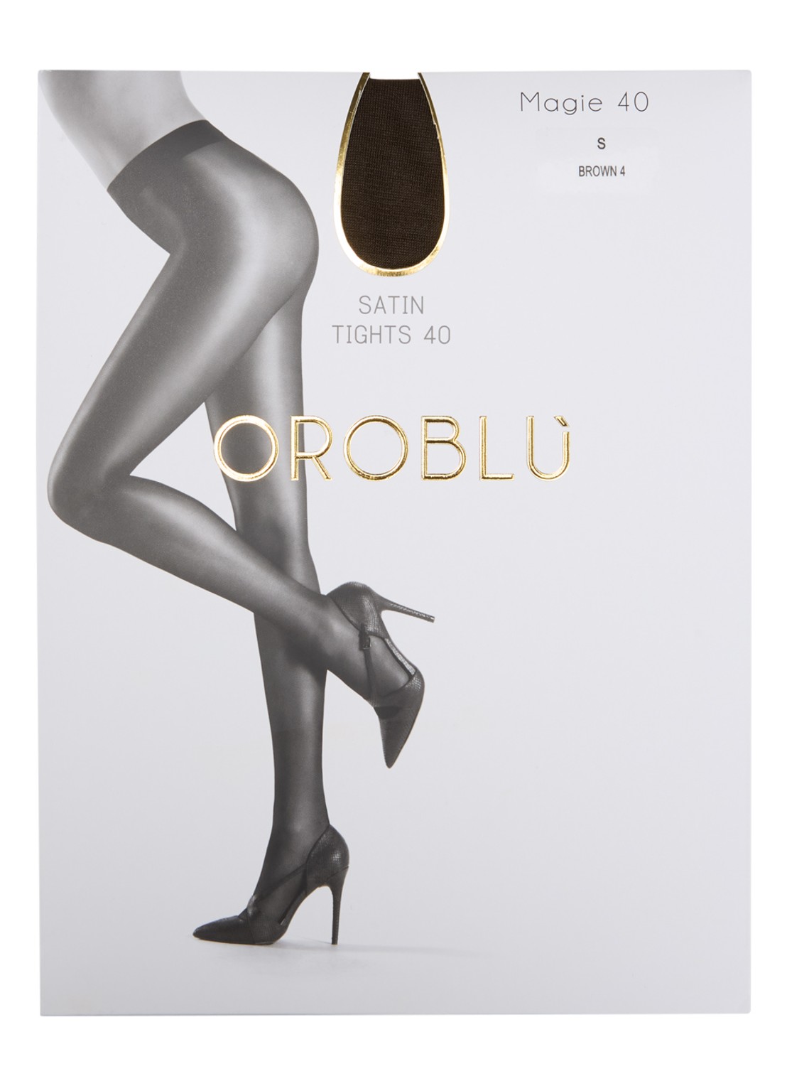 Oroblu Magie panty in 40 denier - voorkant bruin