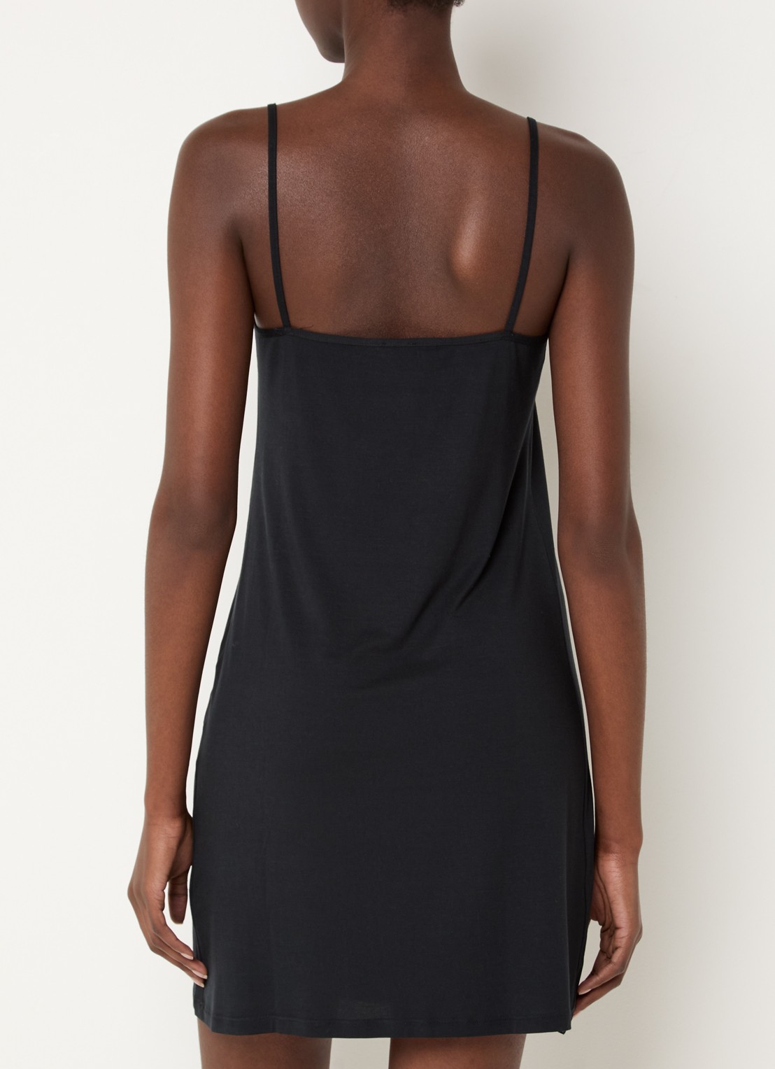 Oroblu Perfect Line slipdress  - achterkant zwart
