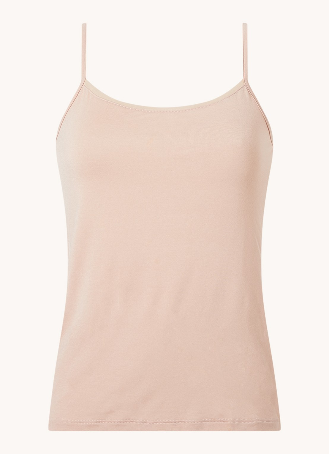 Oroblu Perfect Line top met spaghettibandjes - voorkant 2 lichtroze