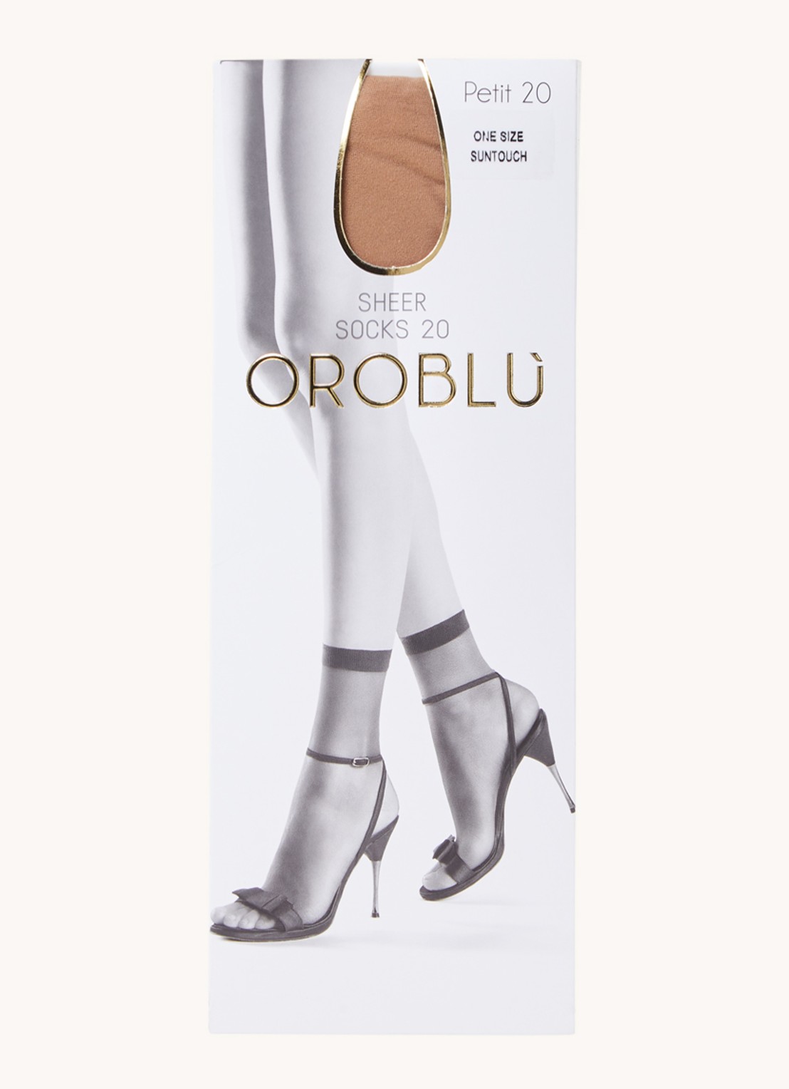 Oroblu Petit pantysokken in 20 denier - voorkant 2 lichtgeel