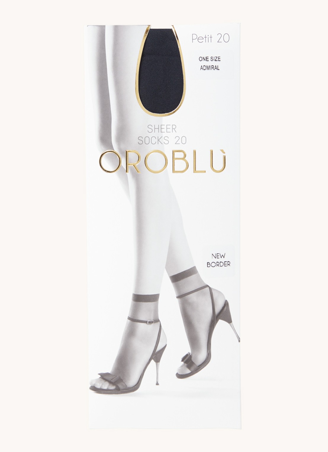 Oroblu Petit pantysokken in 20 denier - voorkant blauw