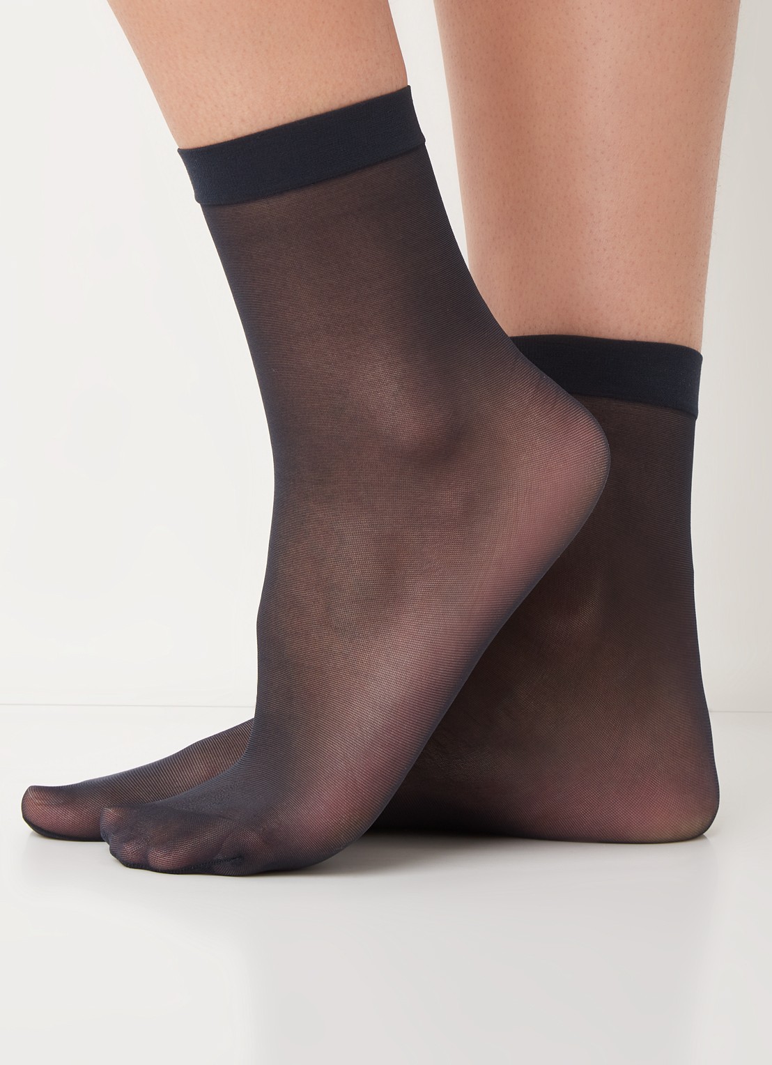 Oroblu Petit pantysokken in 20 denier - voorkant 2 blauw