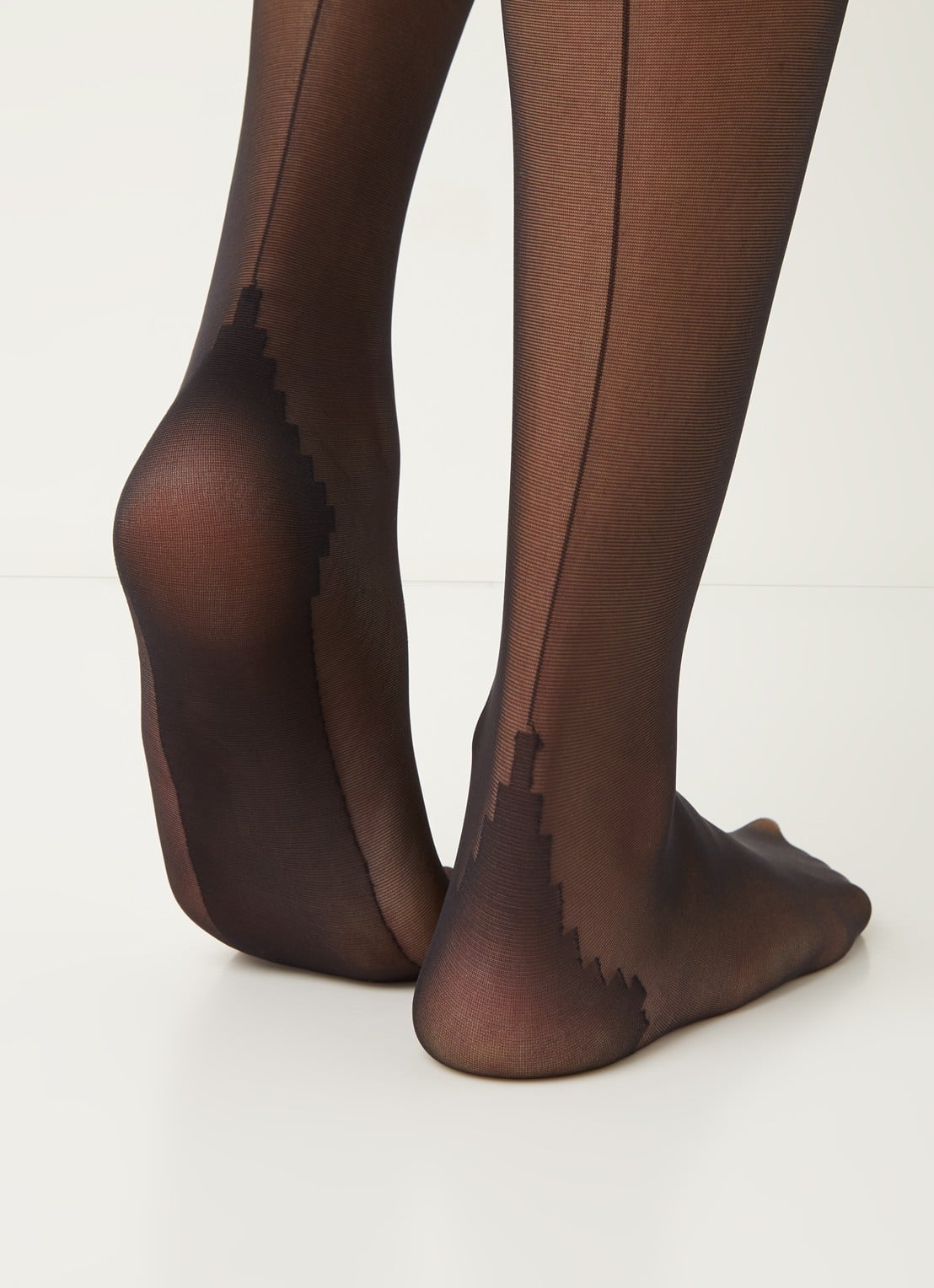 Oroblu Riga panty in 20 denier naad - detail 2 zwart