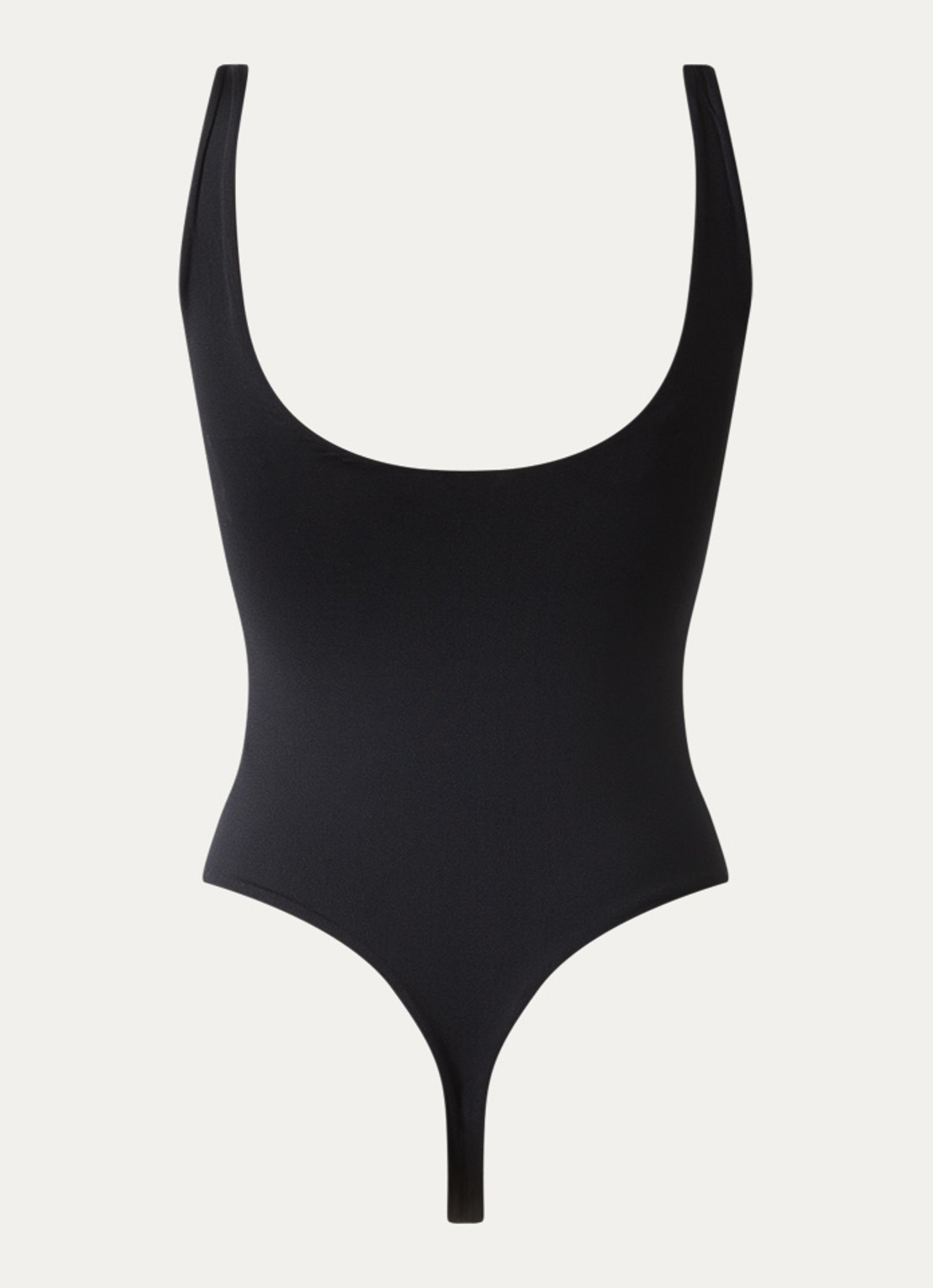 Oroblu Stringbody met ronde hals - achterkant zwart
