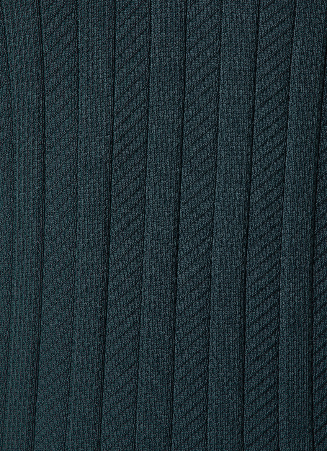 Oscar Jacobson Barto regular fit polo met ingebreid patroon - detail 5 donkergroen